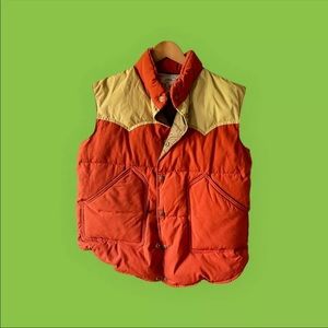 1980s Vintage William Barry Brandon Colorado Medium Puffer Down Vest